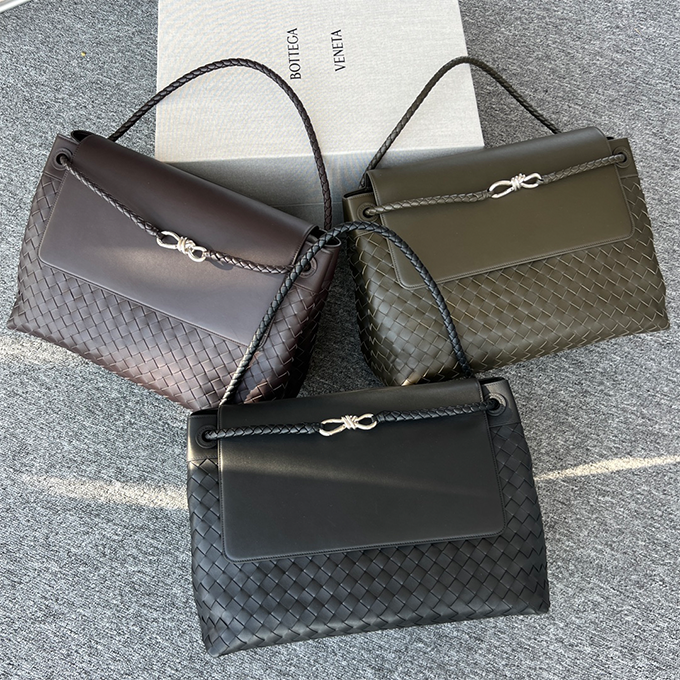 bottega veneta large andiamo mixed leather flap crossbody tote bag #805969